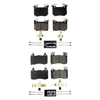 PowerStop® - Z23 Evolution Sport Performance Carbon-Fiber Ceramic Front and Rear Brake Pad Set