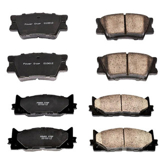 PowerStop® - Z16 Evolution Clean Ride Ceramic Front and Rear Disc Brake Pad Set