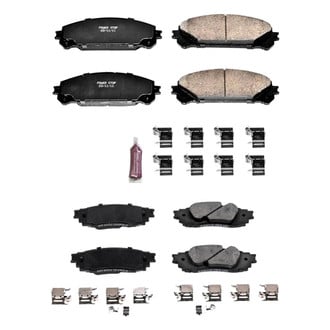 PowerStop® - Z23 Evolution Sport Performance Carbon-Fiber Ceramic Front and Rear Brake Pad Set