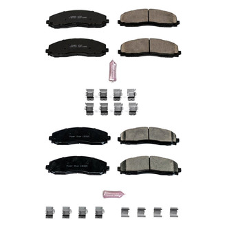 PowerStop® - Z23 Evolution Sport Performance Carbon-Fiber Ceramic Front and Rear Brake Pad Set