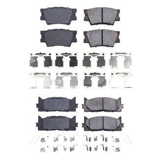 PowerStop® - Z17 Evolution Plus™ Ceramic Front and Rear Disc Brake Pad Set