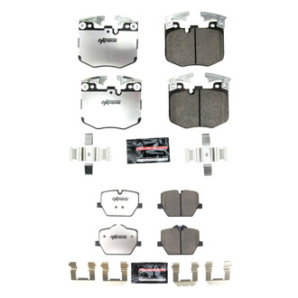PowerStop® - Z26 Extreme Street Performance Carbon-Fiber Ceramic Front and Rear Brake Pad Set