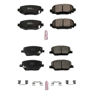 PowerStop® - Z23 Evolution Sport Performance Carbon-Fiber Ceramic Front and Rear Brake Pad Set