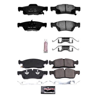 PowerStop® - Z23 Evolution Sport Performance Carbon-Fiber Ceramic Front and Rear Brake Pad Set