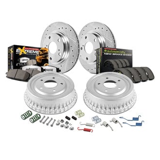 PowerStop® - Z36 Evolution Drilled and Slotted Disc and Drum Brake Kit