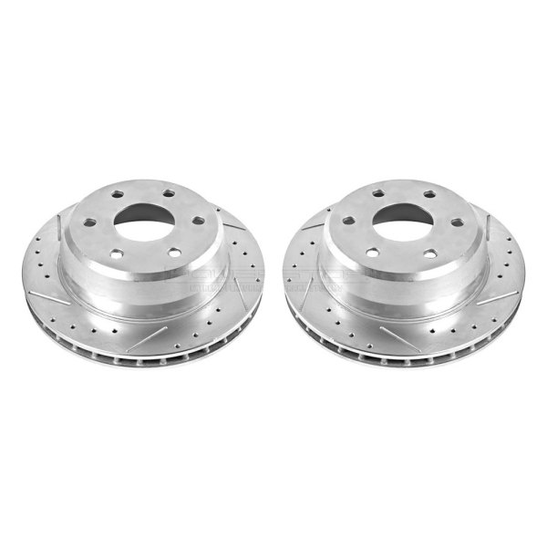Power Stop Evolution Drilled And Slotted Brake Rotors - AR8645XPR ... - 4WP - View #12