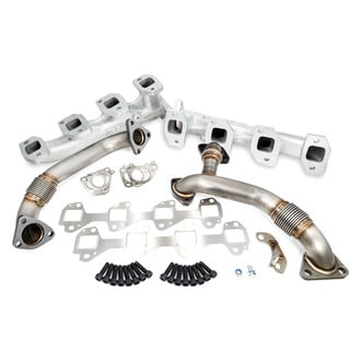 PPE® - Silver Exhaust Manifold with Up-Pipes
