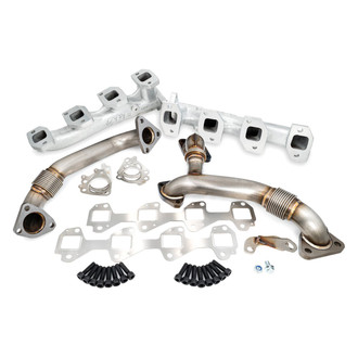 PPE® - Silver Exhaust Manifold with Up-Pipes