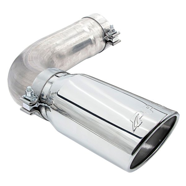 PPE® - 304 SS Straight Cut Polished Exhaust Tip with Tailpipe Section