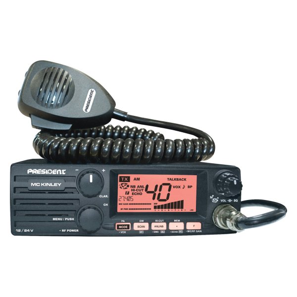 President Electronics® - 40-Channel USA Hm AM/SSB Tranceiver CB Radio