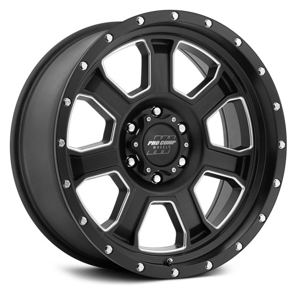 PRO COMP® - 43 SERIES SLEDGE Alloy Satin Black with Milled Accents