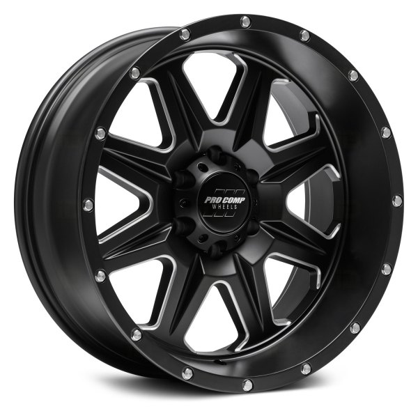 PRO COMP® - 63 SERIES RECON Alloy Satin Black with Milled Accents