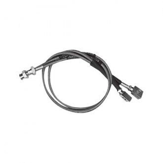 Carbolook Hose & Stainless Banjos Pro Braking PBR9083-CAR-SIL Rear Braided Brake Line Carbolook Hose & Stainless Banjos Pro Braking PBR9083-CAR-SIL Rear Braided Brake Line