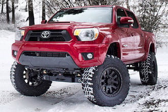32 SERIES Alloy Matte Black Wheels on Toyota Tacoma