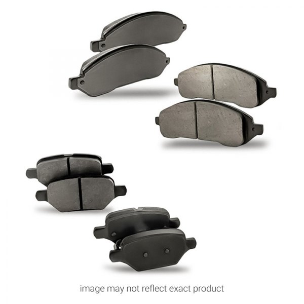  Replacement - Organic Front and Rear Disc Brake Pad Set