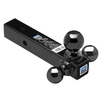 Draw-Tite® - Class 4 Black with Black Hitch Balls Tri-Ball Mount for 2" Receivers