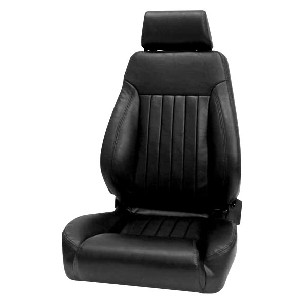 Procar® - Black Leather Driver Side Elite Lumbar DLX Seat