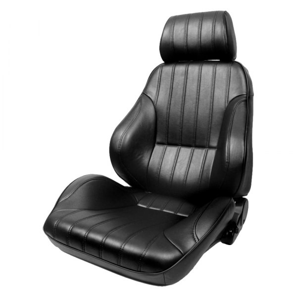 Procar® - Rally™ Passenger Side Black Vinyl Sport Seat