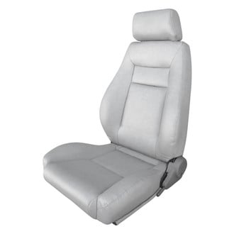 Procar® 80-1100-52L - Elite™ Driver Side Gray Vinyl Sport Seat