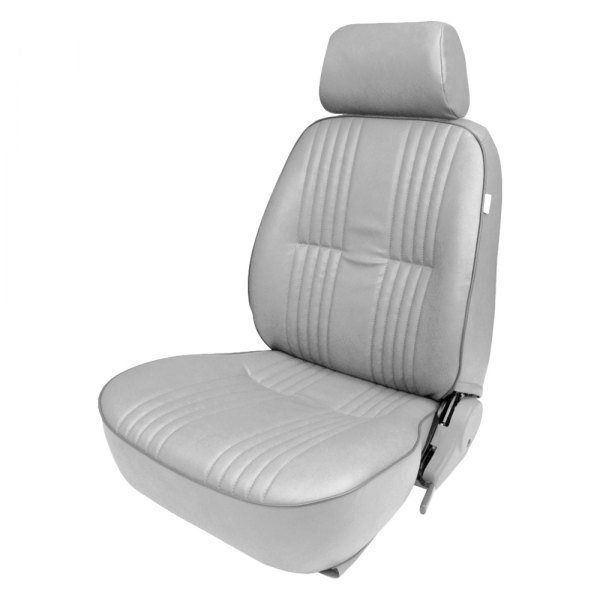 Procar® - Pro-90™ Driver Side Gray Vinyl Sport Seat with Headrest