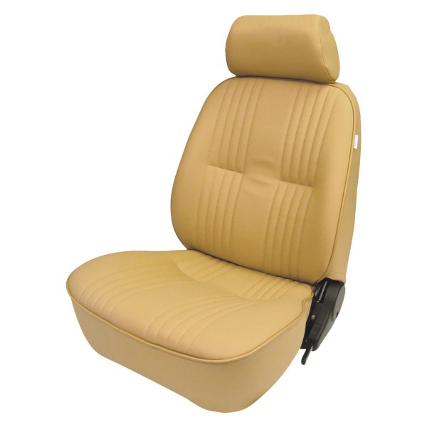 Procar® - Pro-90™ Driver Side Beige Vinyl Sport Seat with Headrest