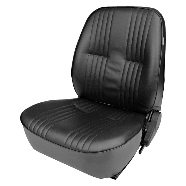 Procar® - Pro-90™ Driver Side Lowback Black Vinyl Sport Seat