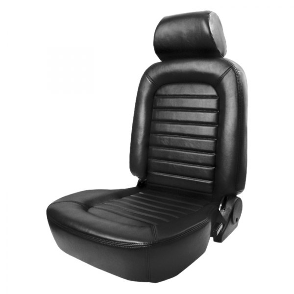 Procar® - Classic™ Driver Side Black Vinyl Sport Seat with Headrest