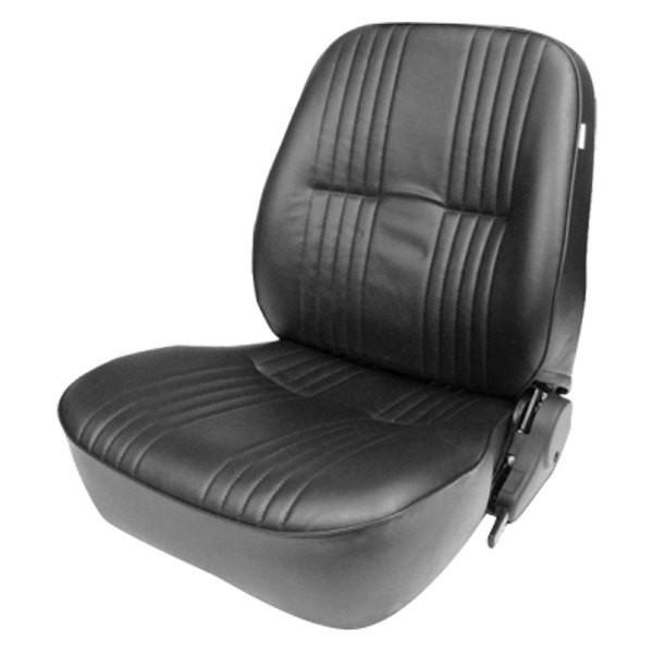 Procar® - Pro-90™ Driver Side Lowback Red Vinyl Sport Seat