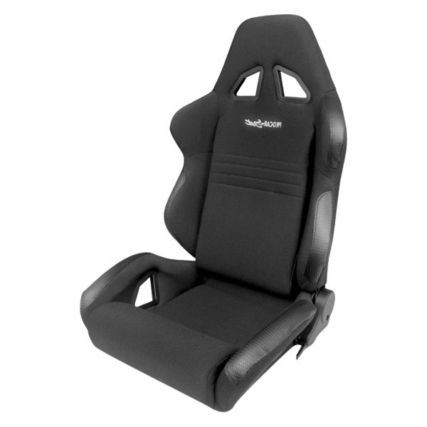 Procar® - Rave™ Driver Side Black Velour Sport Seat