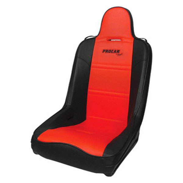 Procar® - Terrain™ Black/Red Vinyl Suspension Seat