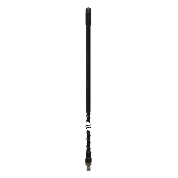 ProComm® - 4" Black Fiberglass Dual CB Antenna Kit