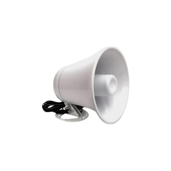ProComm® - PA Horn 15W White Waterproof Speaker