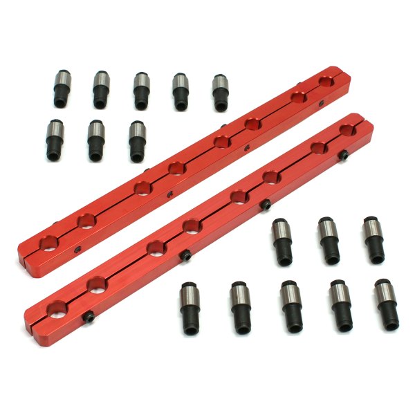 PCE® PCE259.1027 Red Anodized Rocker Arm Stud Girdle Kit with Rocker
