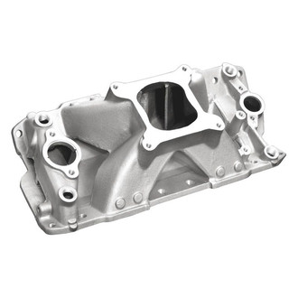 Professional Products® - Hurricane® Satin Carbureted Single Plane Intake Manifold