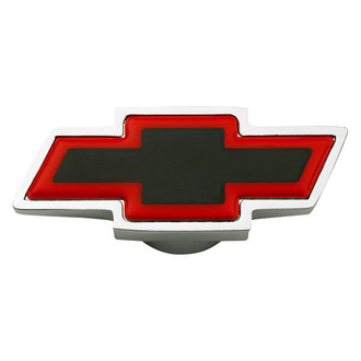 Proform® - Officially Licensed GM Bowtie Style Aluminum Chrome/Red/Black Air Cleaner Mounting Nut