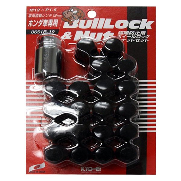 Project Kics® - Standard Bull Black Cone Seat Lug Wheel Installation Kit