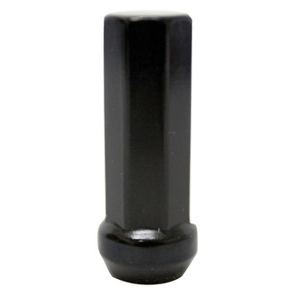 Project Kics® WHPF1BL50 - Kyokugen Heptagon Black Cone Seat Closed End Lug Nuts
