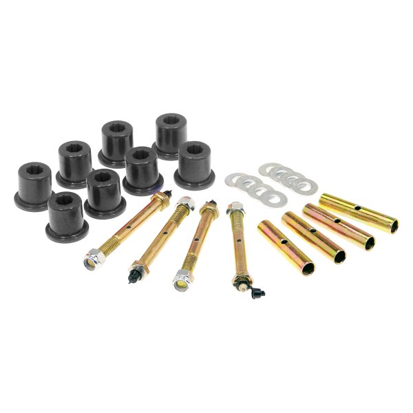 Prothane® - Front Front Upper and Lower Lower Greaseable Shackle Bushings and Hardware Kit