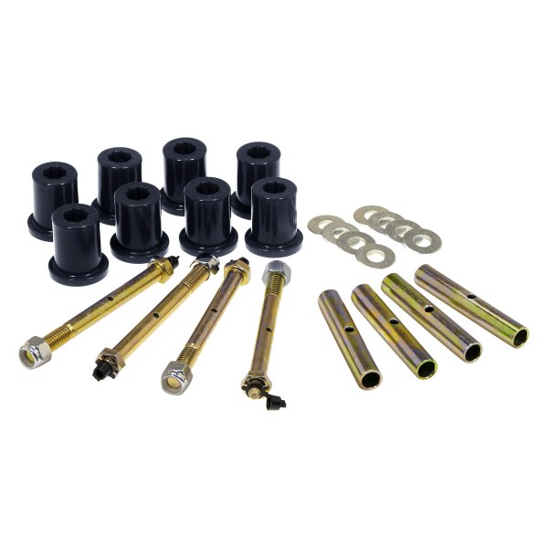 Prothane® - Rear Rear Upper and Lower Lower Greaseable Shackle Bushings and Hardware Kit