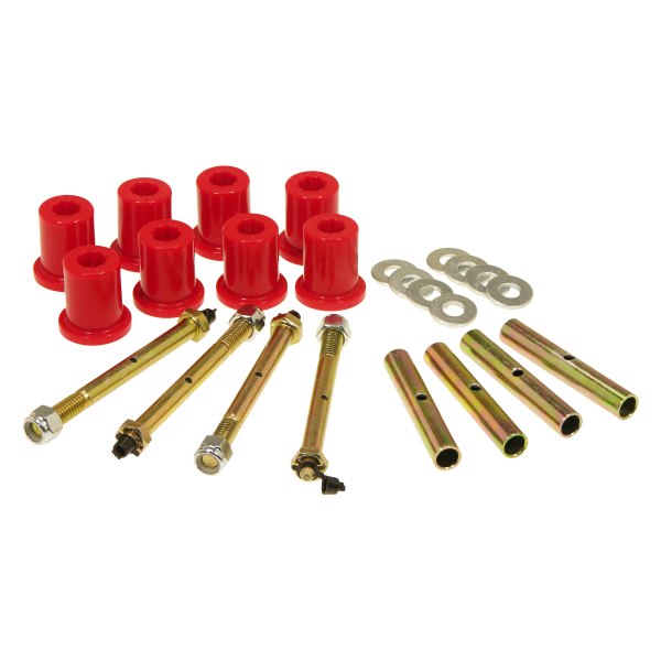 Prothane® - Rear Rear Upper and Lower Lower Greaseable Shackle Bushings and Hardware Kit