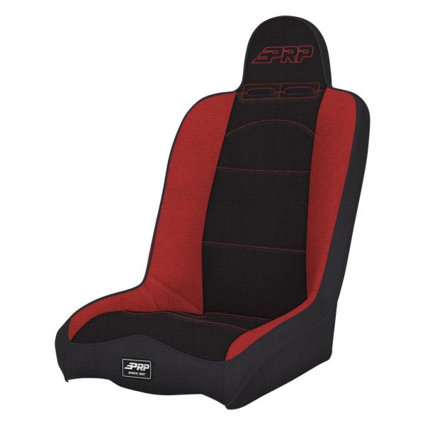  PRP Seats® - Daily Driver High Back Black/Red Suspension Seat