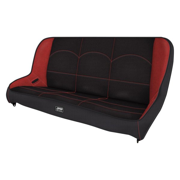  PRP Seats® - Low Back Rear Black/Red Bench Seat