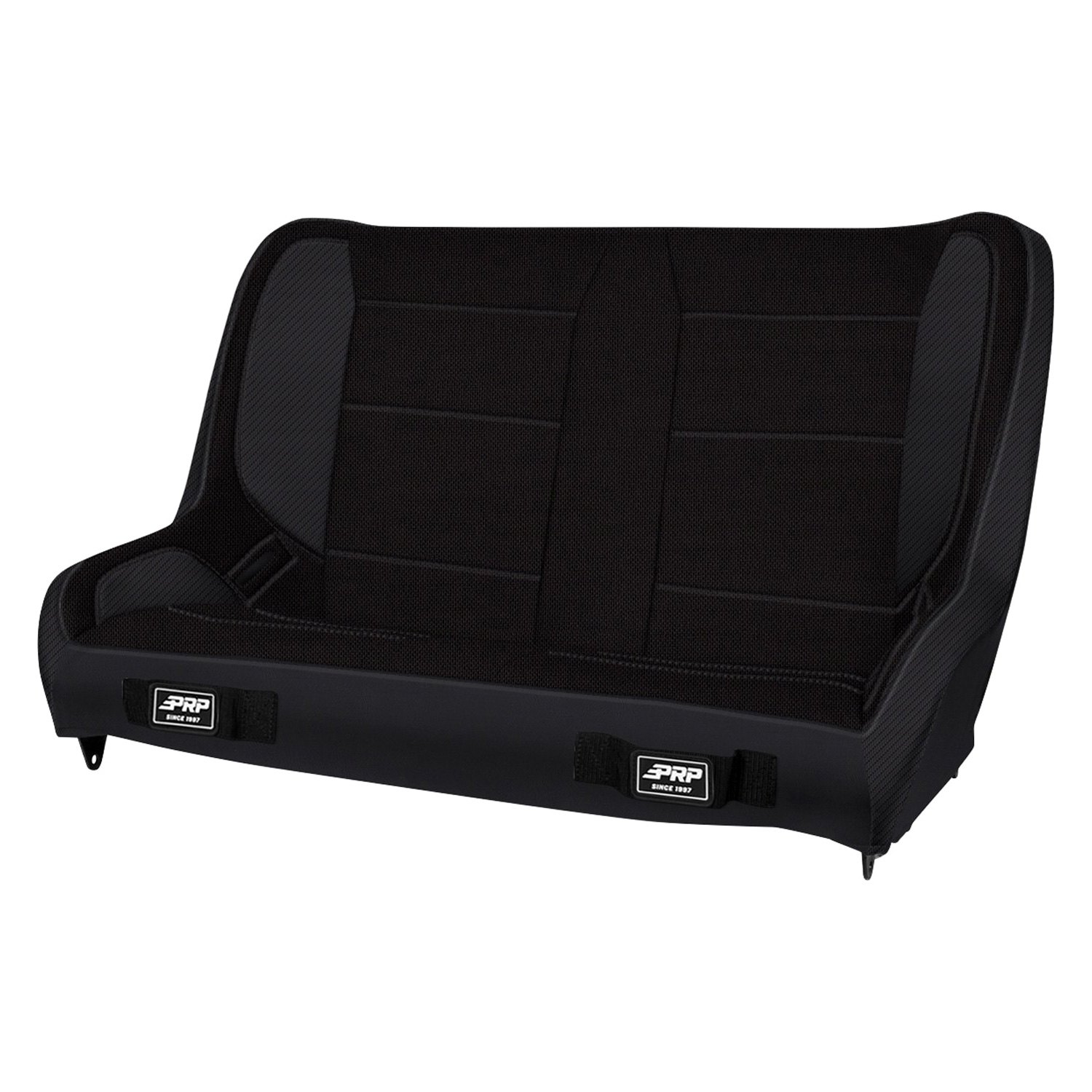 PRP Seats® A92363650 Elite Series Lowback Black Rear Bench Seat