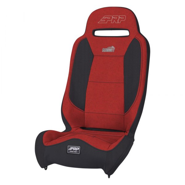  PRP Seats® - Summit High Back Black/Red Suspension Seat