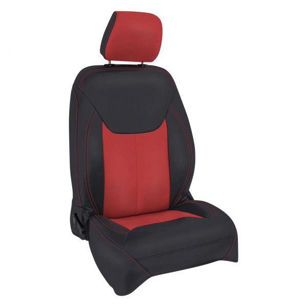  PRP Seats® - 1st Row Black/Red with Red Stiching Seat Covers
