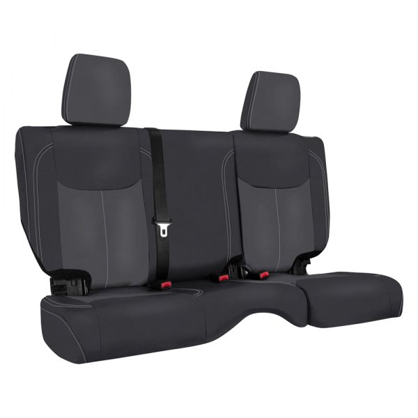  PRP Seats® - 2nd Row Black/Gray with Silver Stitching Seat Cover