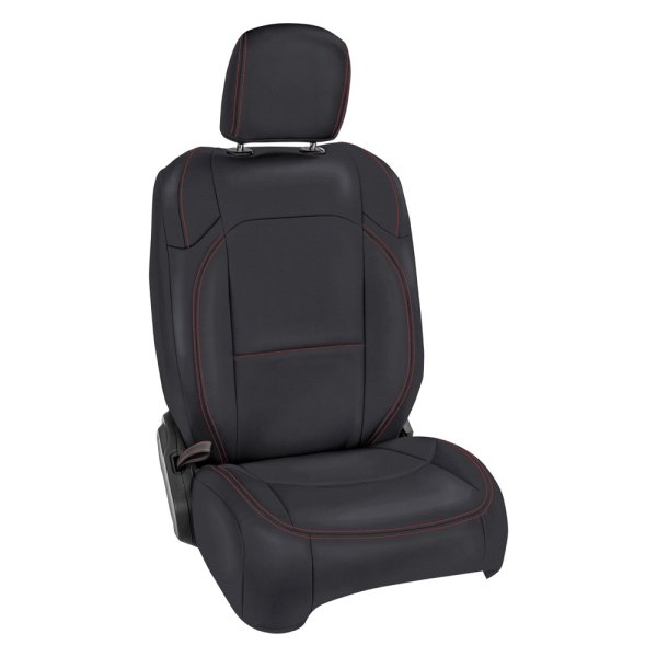  PRP Seats® - 1st Row Black with Red Stitching Seat Covers