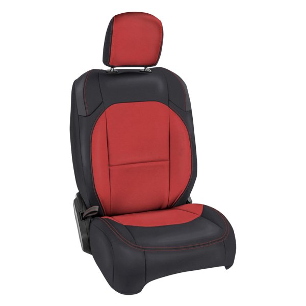  PRP Seats® - 1st Row Black/Red with Red Stiching Seat Covers