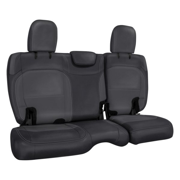  PRP Seats® - 2nd Row Black/Gray with Silver Stitching Seat Cover