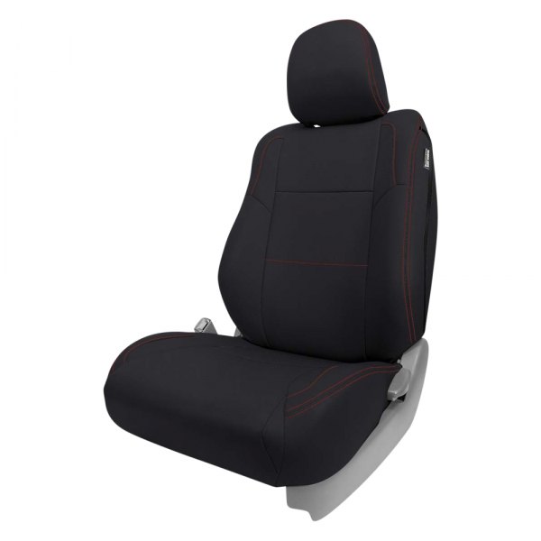  PRP Seats® - 1st Row Black with Red Stitching Seat Covers